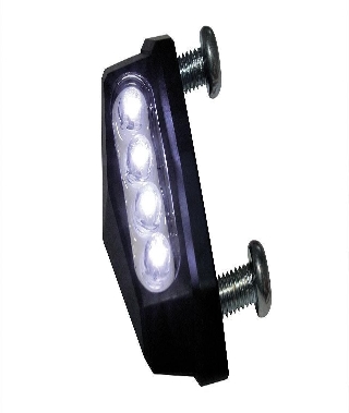 LUCE TARGA LED OMOLOGATA UNIVERSALE INTERASSE 46 mm per MOTO